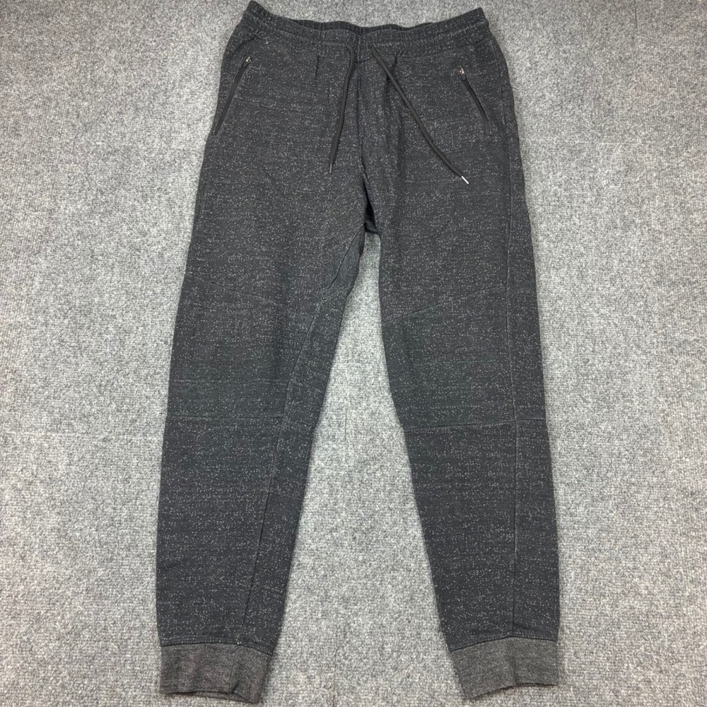 BKLYN Athletics The 2.0 Jogger Mens Large Gray Marl Fleece Sweatpants Joggers